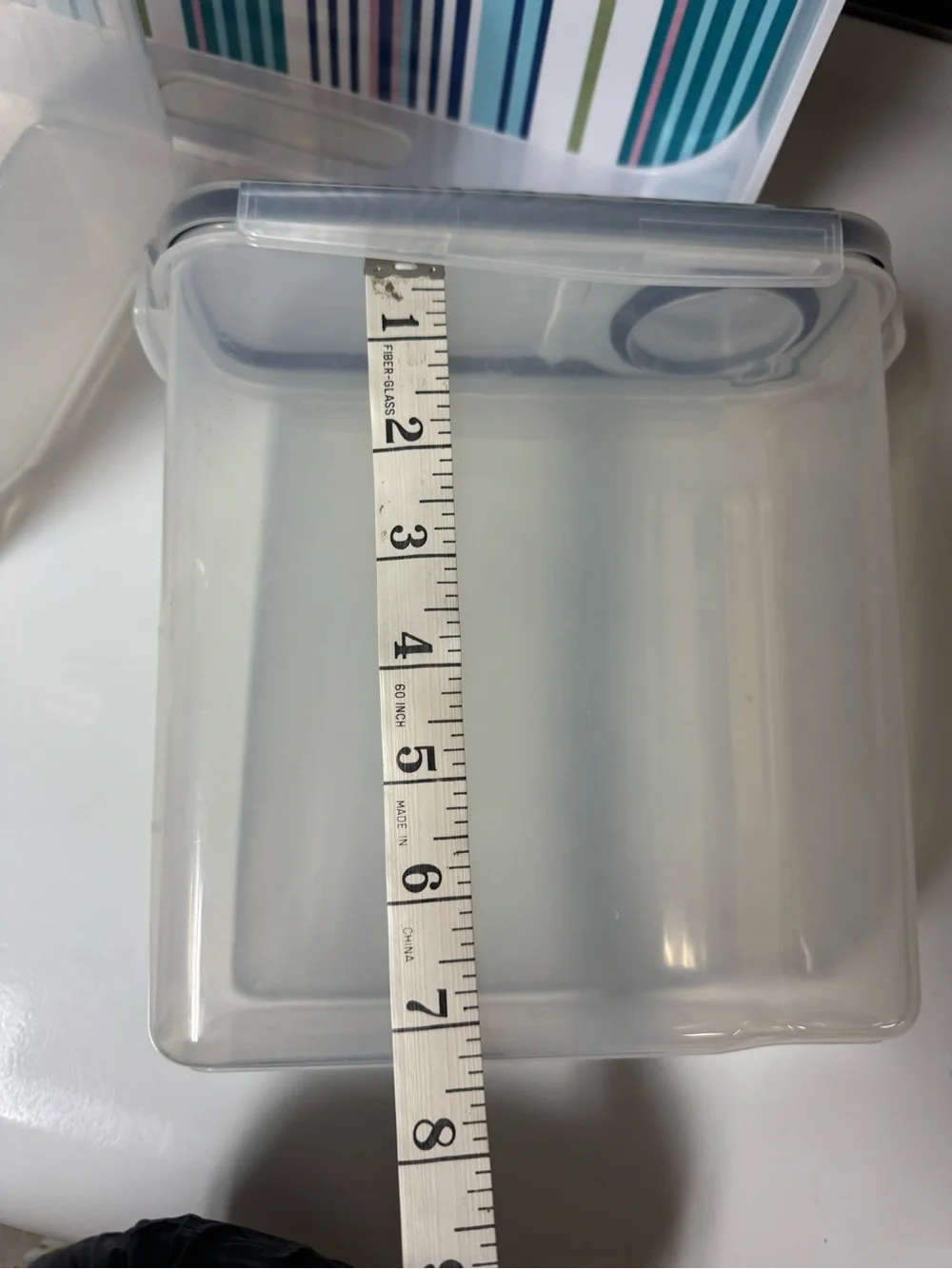 Clear Plastic Airtight Storage Containers (Set of 2)